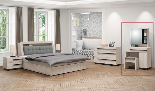 瑪爾斯2.7 尺鏡台 (含椅)